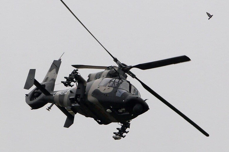 中国軍のヘリコプター（2012年）　Jason Lee-Reuters