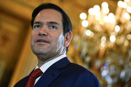 　５月１日、ルビオ米国務長官（写真）はＦＯＸニュースの番組で、中国が通商交渉を望んでおり、協議が近いうちに行われるだろうと語った。パリで４月代表撮影（２０２５年　ロイター）