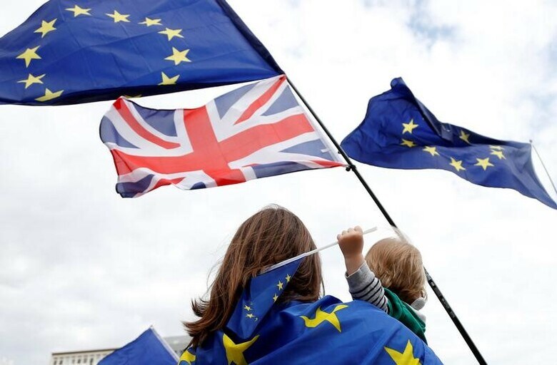 １０月１０日、英デーリー・テレグラフ紙は、英国の欧州連合（ＥＵ）離脱交渉でＥＵとの貿易協定を締結できなかった場合、英国が北米自由貿易協定（ＮＡＦＴＡ）に加盟する可能性があると報じた。９月撮影（２０１７年　ロイター/Francois Lenoir）