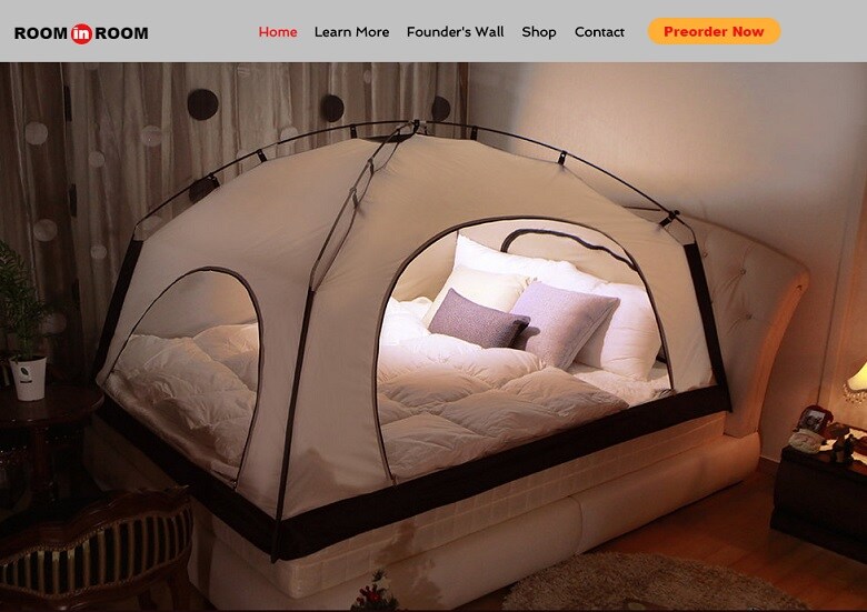 2013年に設立され、アウトドア製品、特にテントを専門としてきたiKamper社が初めて開発した屋内テント