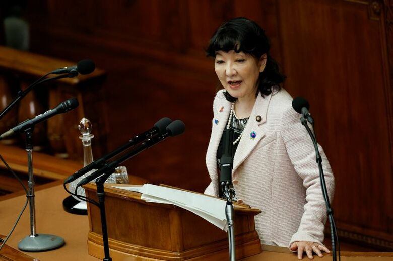 写真は 片山さつき財務相。2月20日、都内で撮影。REUTERS/Kim Kyung-Hoon