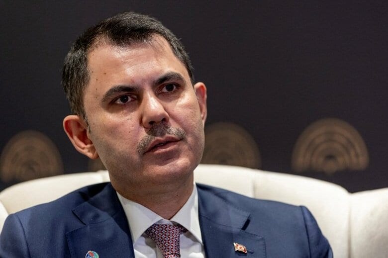 トルコのクルム環境・気候変動相、2026年4月18日　REUTERS/Umit Bektas