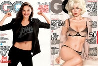 GQの表紙では女性だけがおへそを出す