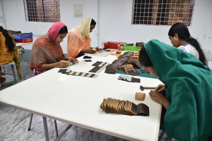 バングラデシュの工房