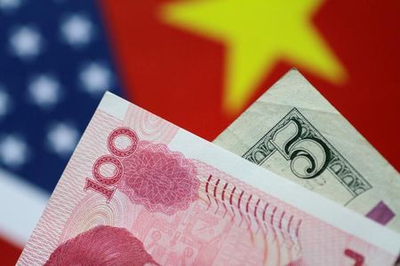 　中国当局が７日発表した１１月末時点の外貨準備高は３兆１１７０億ドルと前月末から６５１億ドル増加した。写真はイメージ。２０１７年６月撮影（２０２２年　ロイター／Thomas White）