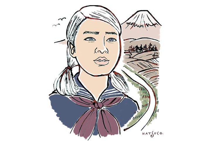 ILLUSTRATION BY NATSUCO MOON FOR NEWSWEEK JAPAN