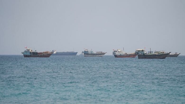 ９月２日、ホルムズ海峡付近で撮影　REUTERS