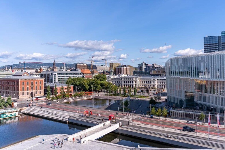 ノルウェーの首都オスロ　Mantas Volungevicius／Shutterstock