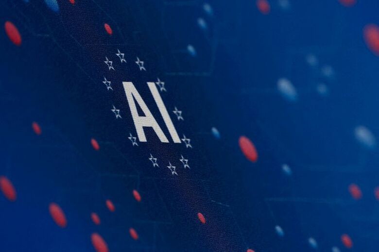 AIの文字。6月18日、パリで開催されたイベントで撮影。REUTERS/Gonzalo Fuentes