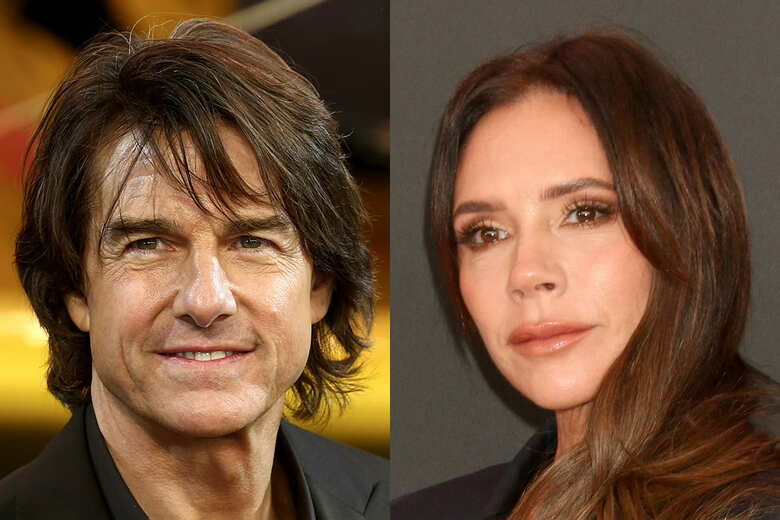 トム・クルーズとビクトリア・ベッカム　From Left：Fred Duval-Shutterstock, Kathy Hutchins-Shutterstock