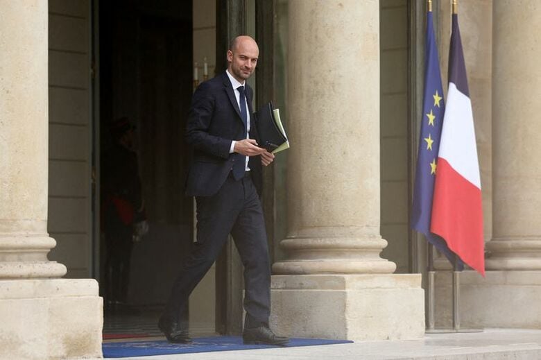 写真はフランスのバロ外相。5月6日、パリで撮影。 REUTERS/Alice Sacco