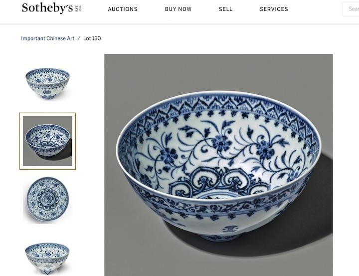 35ドルで買った茶碗が、50万ドル（約5420万円）の価値があることがあきらかに...... 　sothebys.com