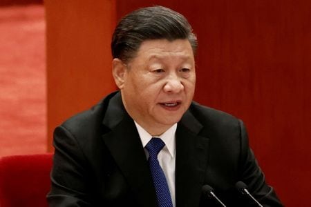 中国の習近平国家主席が今月３０─３１日にイタリアのローマで開催される２０カ国・地域（Ｇ２０）首脳会議に対面形式では出席しないと、関係筋が２６日明らかにした。写真は習主席。９日撮影（２０２１年　ロイター/Carlos Garcia Rawlins）