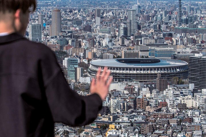 新国立競技場建設を含む五輪の経済効果は開催年には多くない　CARL COURT/GETTY IMAGES