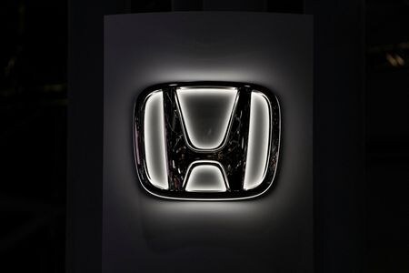 　５月１０日、ホンダは発行済み株式の３．７％に当たる１億８０００万株、３０００億円を上限に自社株買いを決議したと発表した。２０２３年４月撮影（２０２４年　ロイター/David \'Dee\' Delgado）