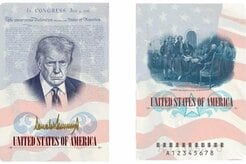 アメリカ、トランプの肖像入りパスポートや記念金貨の発行へ...署名入り紙幣も