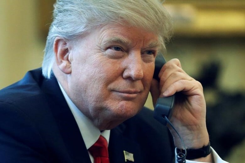 １月３０日、トランプ米大統領は、難民・移民の入国を制限した大統領令を擁護した。写真はホワイトハウスで２９日撮影（２０１７年　ロイター／Jonathan Ernst）