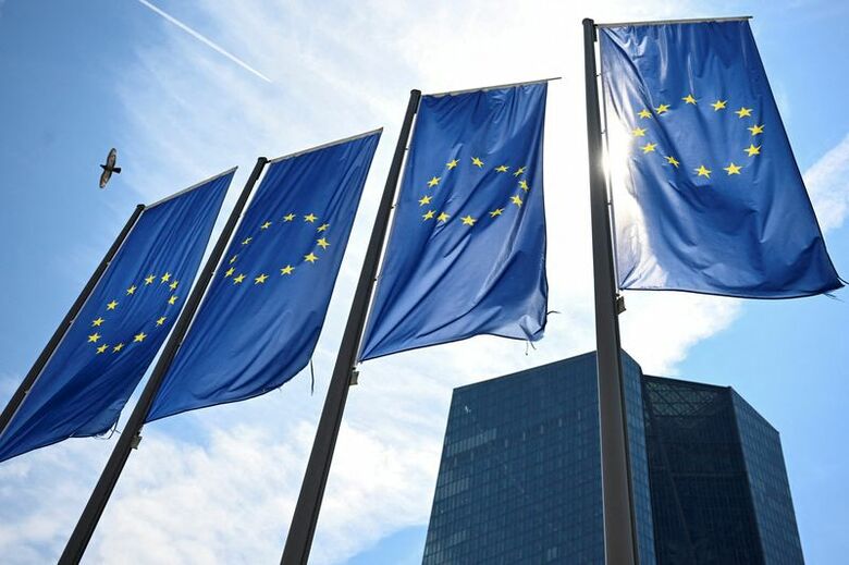 2024年7月18日、独フランクフルトにある欧州中央銀行（ECB）本部。REUTERS/Jana Rodenbusch