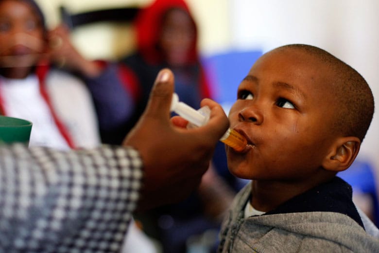 世界最大のHIV感染者を抱える南アフリカ（本文の9歳児とは関係ありません）　Siphiwe Sibeko-REUTERS