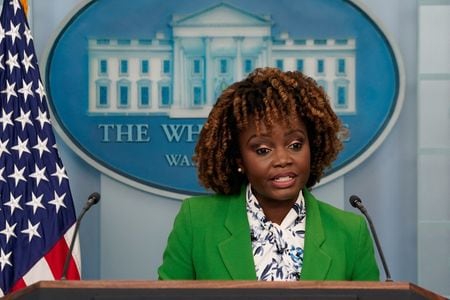 米大統領は３月１日に、イタリアのメローニ首相とホワイトハウスで会談する。ホワイトハウスのジャンピエール報道官（写真）が２３日、明らかにした。（２０２４年　ロイター/Elizabeth Frantz）