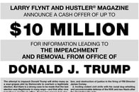 ポルノ王がトランプの首に11億円の懸賞金！