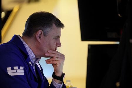 米国株式市場は主要３指数がそろって下落し取引を終えた。７日撮影（２０２４年　ロイター/Brendan McDermid）