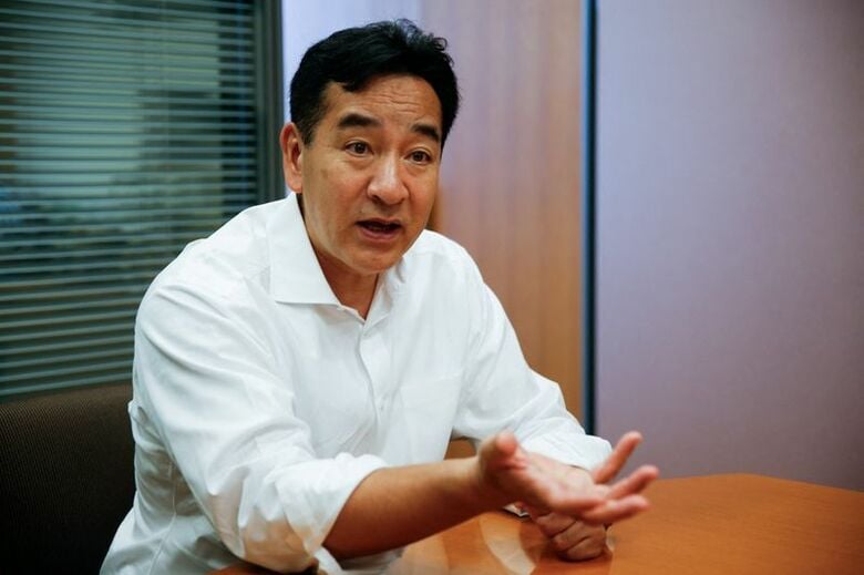 自民党の半導体戦略推進議員連盟の山際大志郎会長。9月24日、東京で撮影。 REUTERS/Kentaro Okasaka
