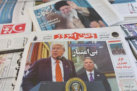 　５月１１日、イランの核問題を巡るイランと米国の４回目の協議が、オマーンで開催された。写真はイラン・テヘランで撮影（２０２５年　ロイター/Majid Asgaripour/WANA）