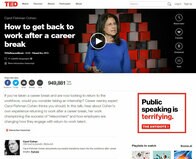 育児や介護から仕事に復帰する方法／Come to the table with（～を提供する）