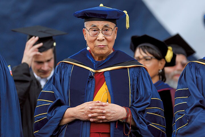 アメリカでも人気のダライ・ラマ14世（カリフォルニア）　Mike Blake-REUTERS