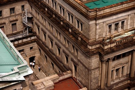 　７月２４日、日銀の追加利上げを巡り、政権・与党内で議論が百出している。写真は都内の日銀本店で２０２３年９月撮影（２０２４年　ロイター/Issei Kato）