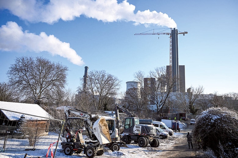 標的になったベルリン南西部の火力発電所　BRITTA PEDERSENｰDPAｰREUTERS