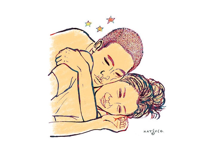 ILLUSTRATION BY NATSUCO MOON FOR NEWSWEEK JAPAN