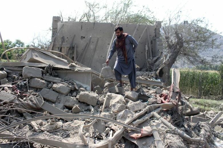 写真は21日、アフガニスタンのクナール州で撮影。REUTERS/Stringer