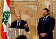 レバノンのアウン大統領、サウジがハリリ首相拘束と批判