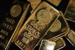 金価格、3カ月ぶり安値付近で推移　今週のＦＯＭＣ控え