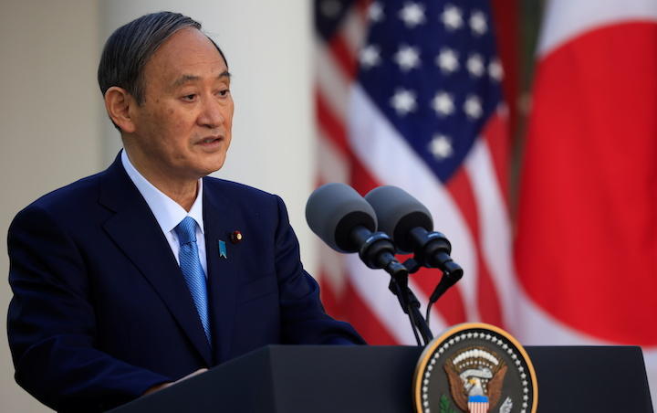 日米首脳会談における菅総理の苦し気な表情　Tom Brenner-REUTERS