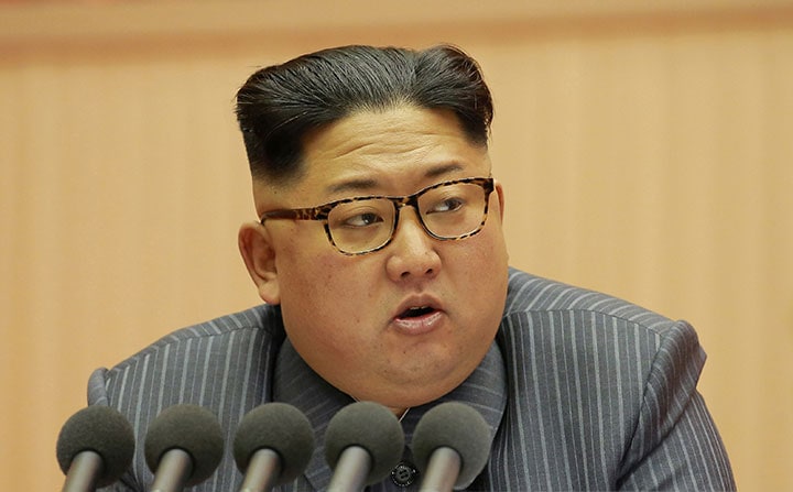 米中露日韓の間に連携なしとみれば、金正恩はその分断を最大限に利用しようとする　KCNA/REUTERS