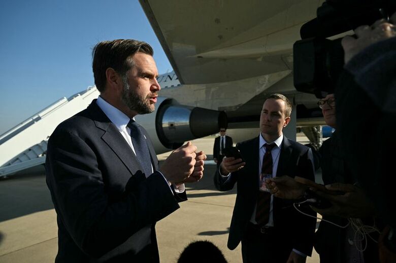 写真はバンス米副大統領。10月27日、メリーランド州アンドリュース合同基地で撮影。Saul Loeb/Pool via REUTERS