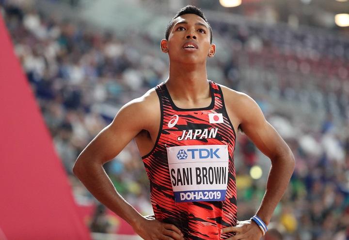 サニブラウンは2019年のドーハ世界陸上では決勝を逃した悔しさから、東京五輪に懸ける意気込みは大きかった　Lucy Nicholson-REUTERS