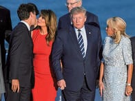 メラニアとイケメン首相、G7で禁断の昼メロ劇場
