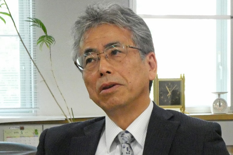 産業技術総合研究所計量標準総合センターの臼田孝・総合センター長　筆者撮影