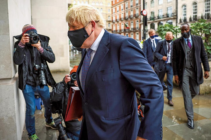 FTA合意なしでも「良い結果になる」とジョンソンは主張しているが　HENRY NICHOLLS-REUTERS