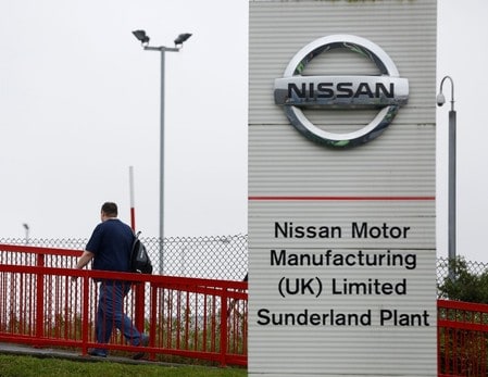 　４月２０日、関係者によると日産自動車は、英国のサンダーランド工場で従業員数百人を削減する。欧州全体でディーゼル車需要が縮小している状況に対応する。写真はサンダーランド工場で２０１６年６月撮影（２０１８年　ロイター/Andrew Yates）