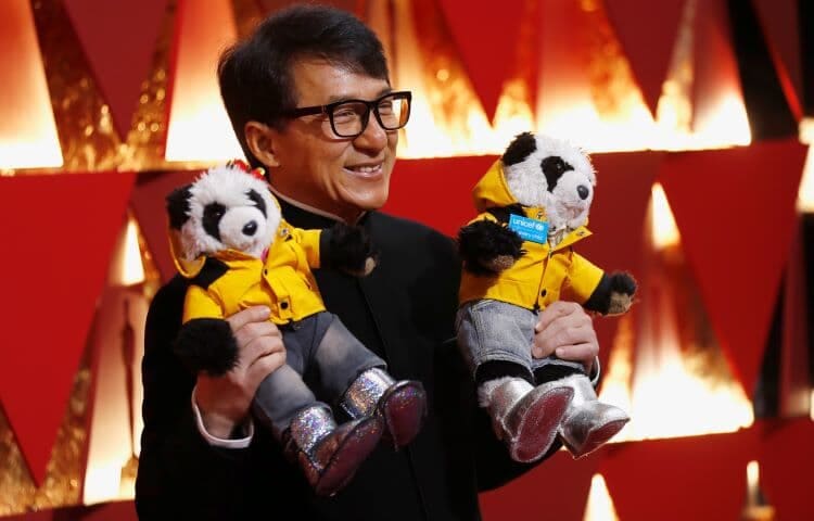 2017年の第89回アカデミー賞でのジャッキー・チェン　Mario Anzuoni-REUTERS