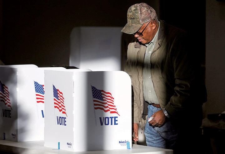 大統領選の投票日が祝日になるかも　Jonathan Bachman-REUTERS