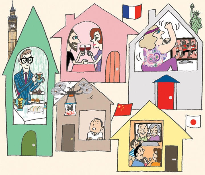 ILLUSTRATION BY AYAKO OCHI FOR NEWSWEEK JAPAN