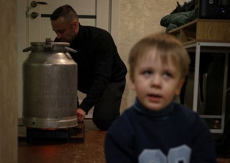 ウクライナの首都キーウで１８日撮影。REUTERS/Anatolii Stepanov