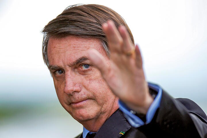 ボルソナロ大統領は新型コロナによる危機の存在を認めようともしない　UESLEI MARCELINO-REUTERS