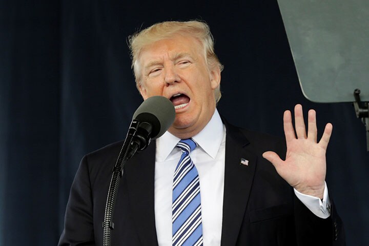 ビジネスマンとしてのトランプは説明責任を逃れる達人だった　Yuri Gripas-REUTERS